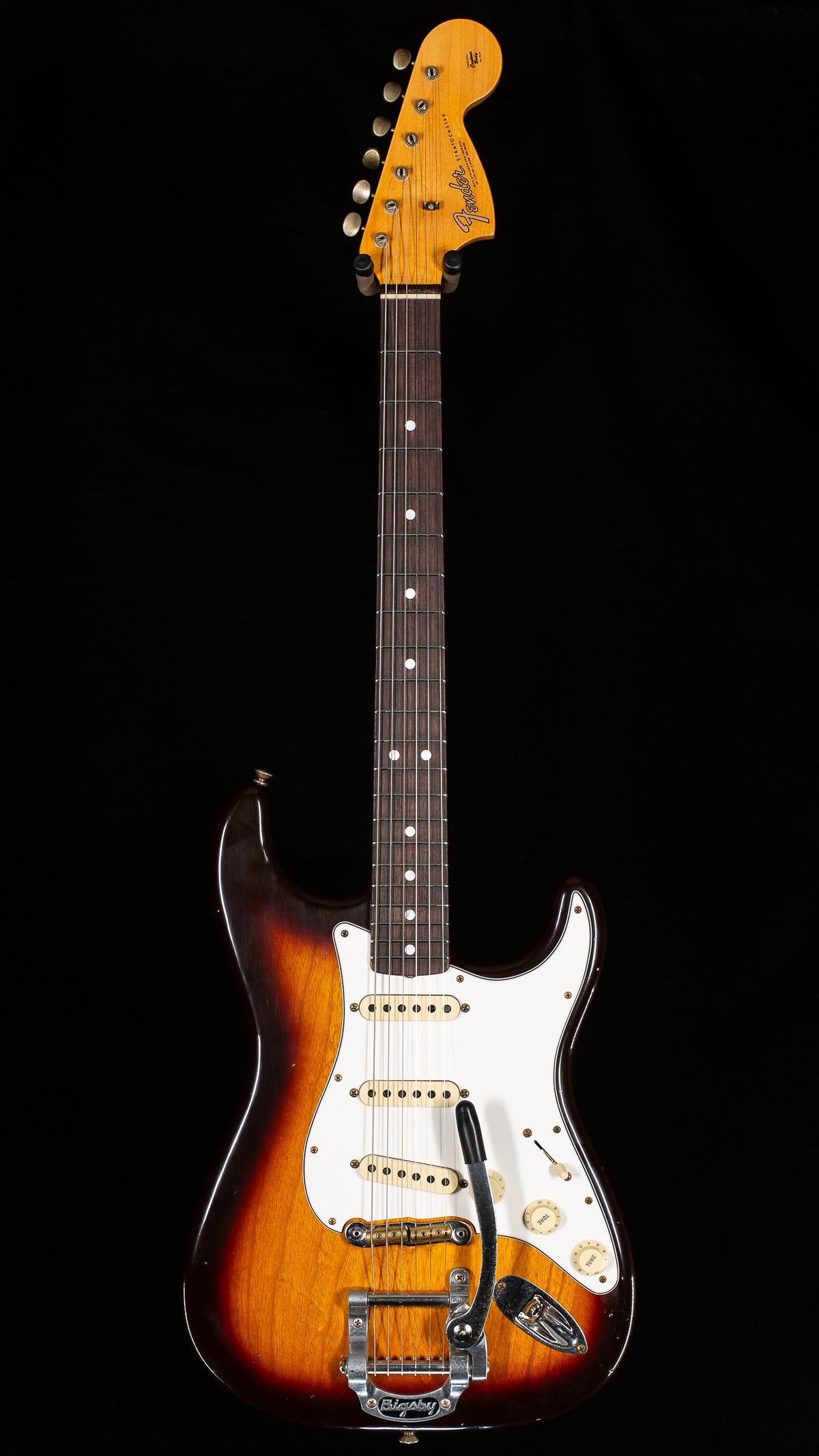 Fender Custom Shop LTD Bigsby Stratocaster Journeyman Relic Chocolate 2-Color Sunburst (541)