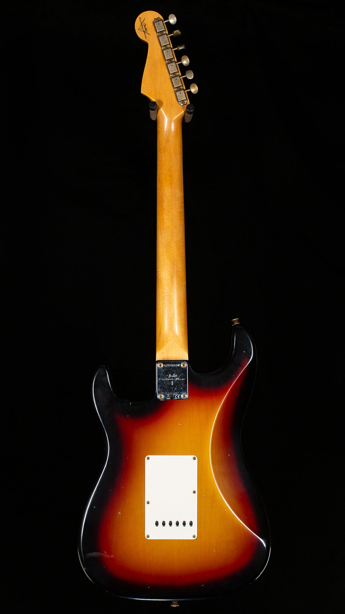 Fender Custom Shop 1960 Stratocaster Journeyman Relic Bleached 3-Color Sunburst (634)