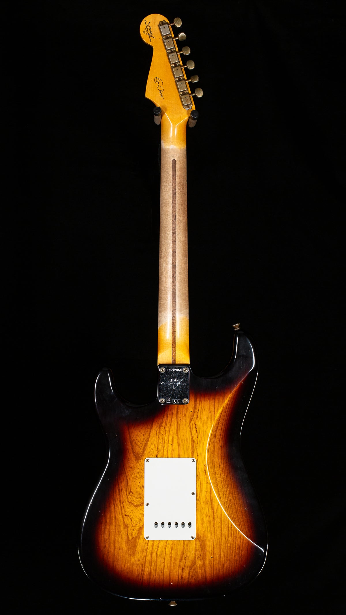 Fender Custom Shop Eric Clapton Signature Stratocaster Journeyman Relic, Maple Fingerboard, 2-Color Sunburst (455)