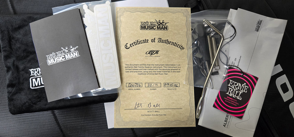 Ernie Ball Music Man BFR Albert Lee HH Malibu Burst (736)