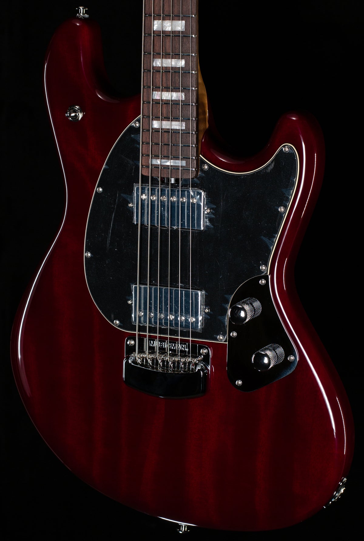 Ernie Ball Music Man BFR StingRay Baritone HH Oxblood (836)
