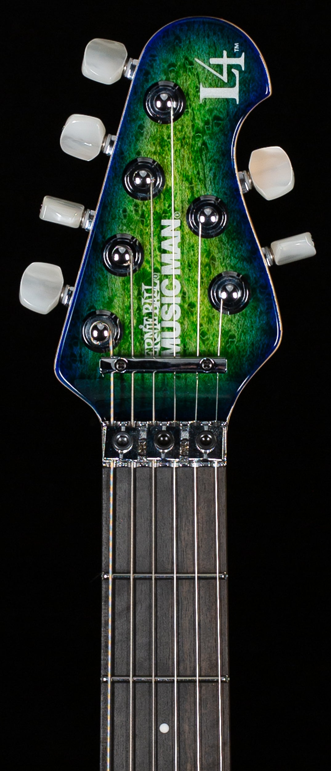 Ernie Ball Music Man BFR Luke 4 Floyd Rose Green Tide (403)