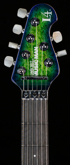 Ernie Ball Music Man BFR Luke 4 Floyd Rose Green Tide (403)