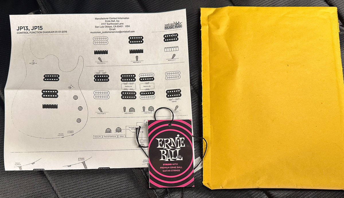 Ernie Ball Music Man BFR Baritone JP15 Cherry Creamsicle (418)