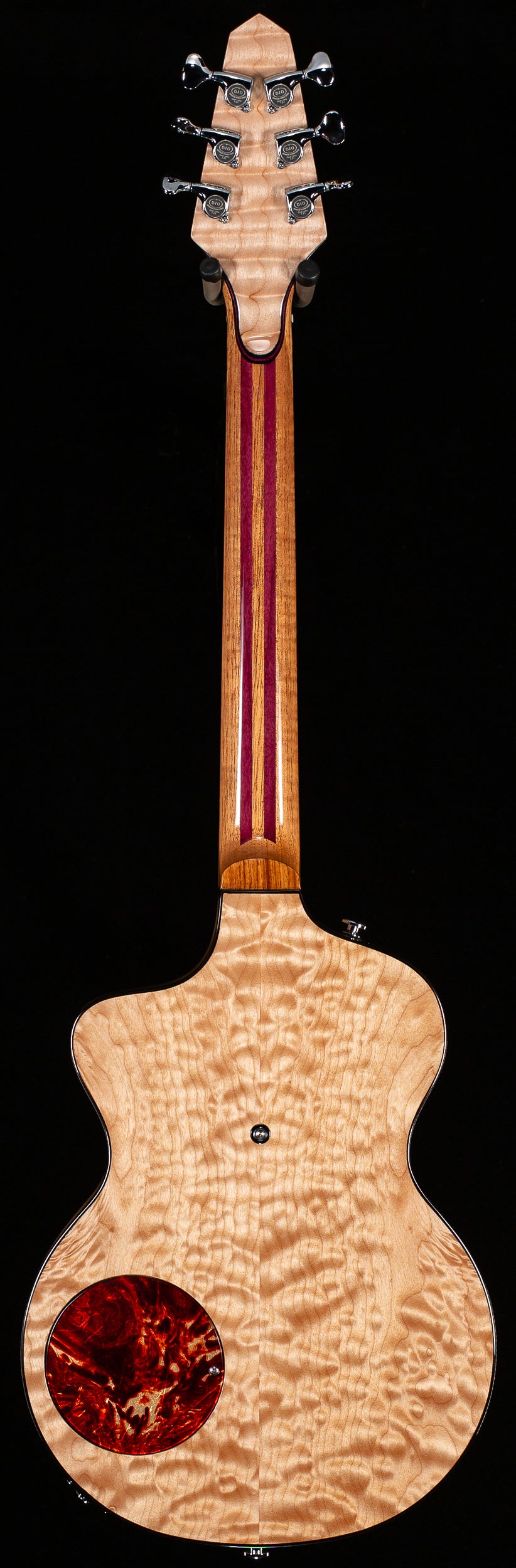 Rick Turner Model 1 Deluxe Featherweight &quot;Legacy One&quot; Natural Quilt (105)