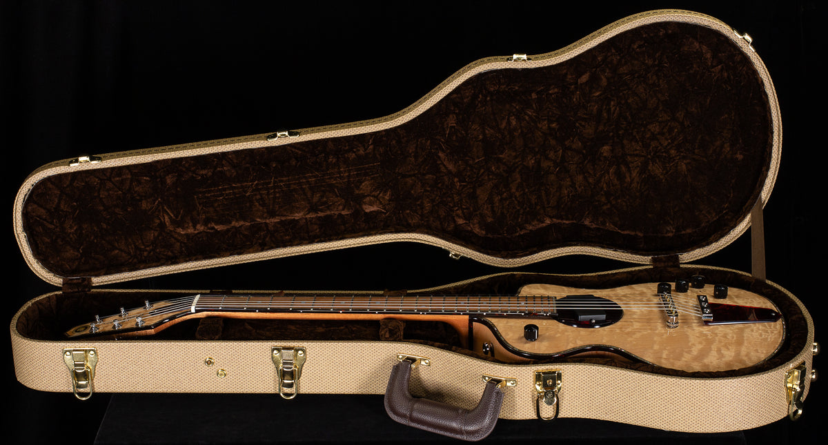 Rick Turner Model 1 Deluxe Featherweight &quot;Legacy One&quot; Natural Quilt (105)