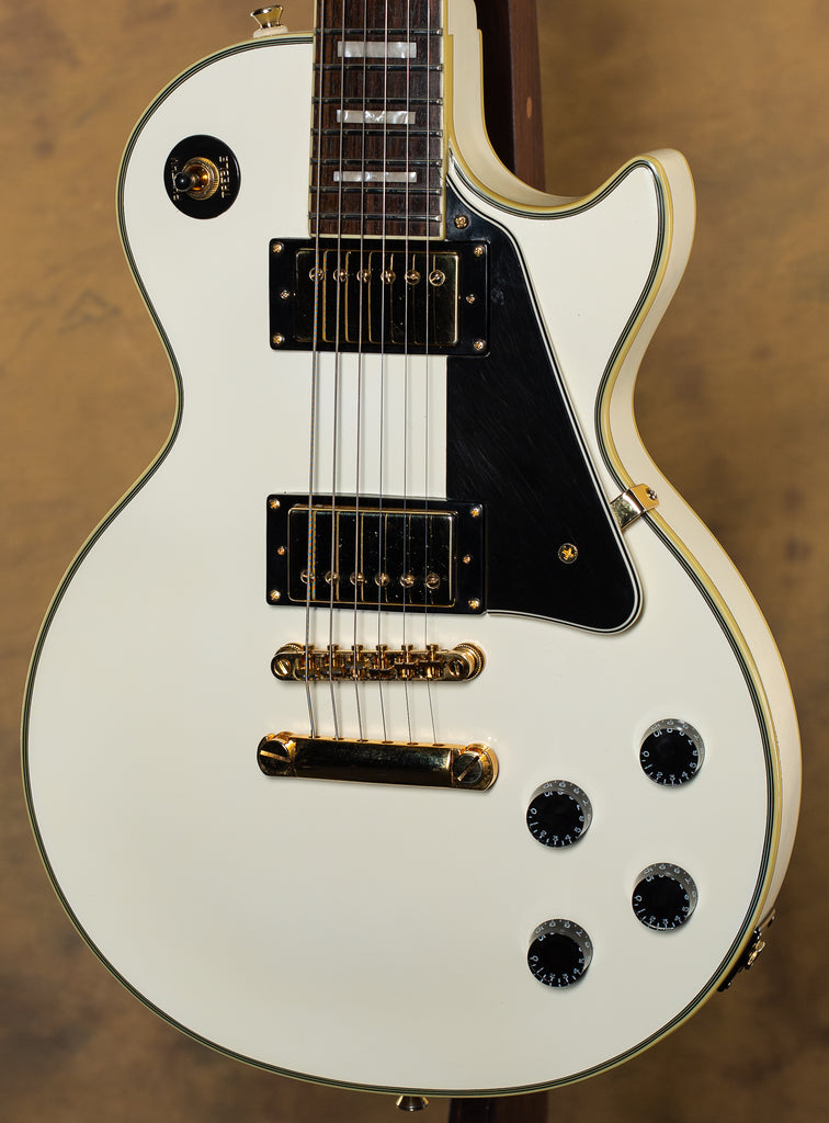 2006 Epiphone Les Paul Custom Alpine White w/ Case - Willcutt Guitars