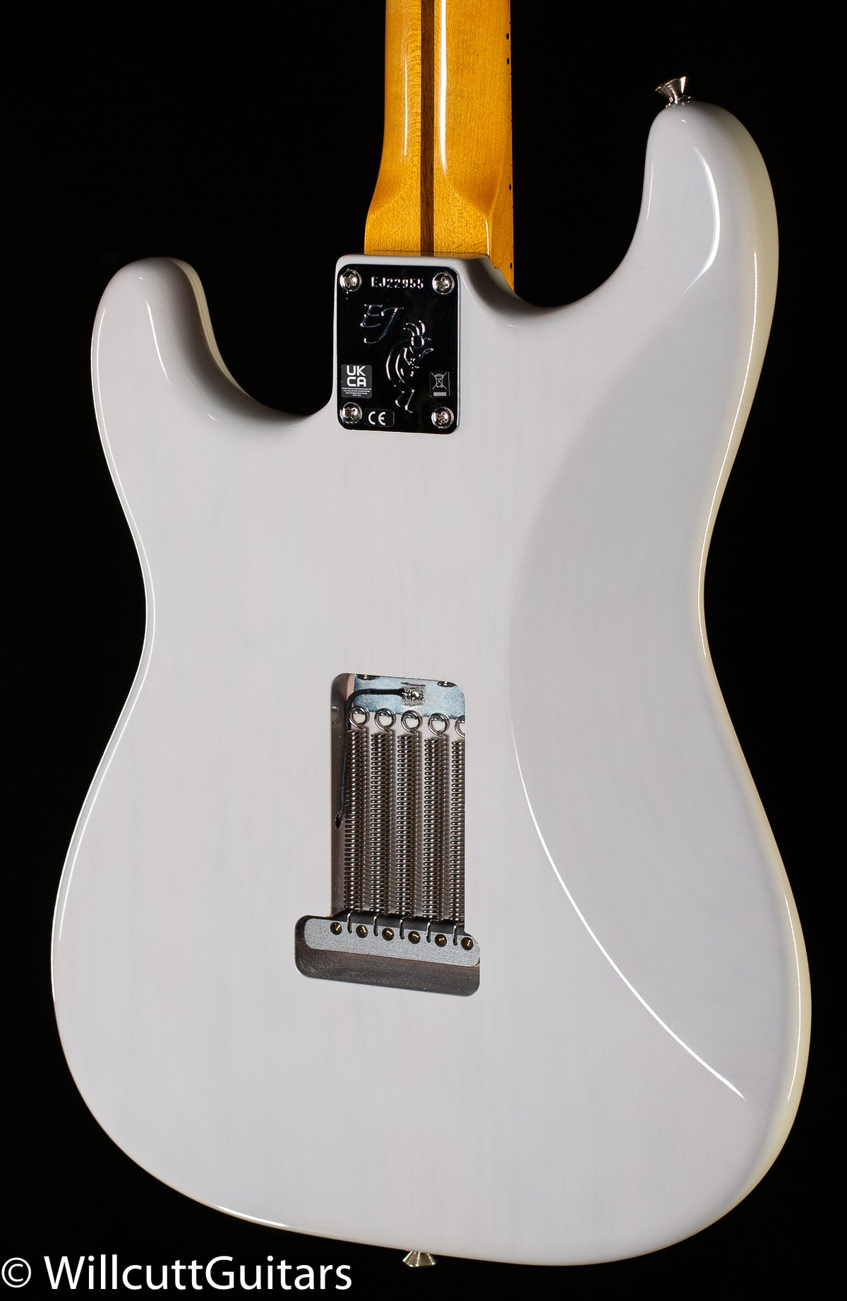 Fender Eric Johnson Stratocaster, Maple Fingerboard, White Blonde (955)