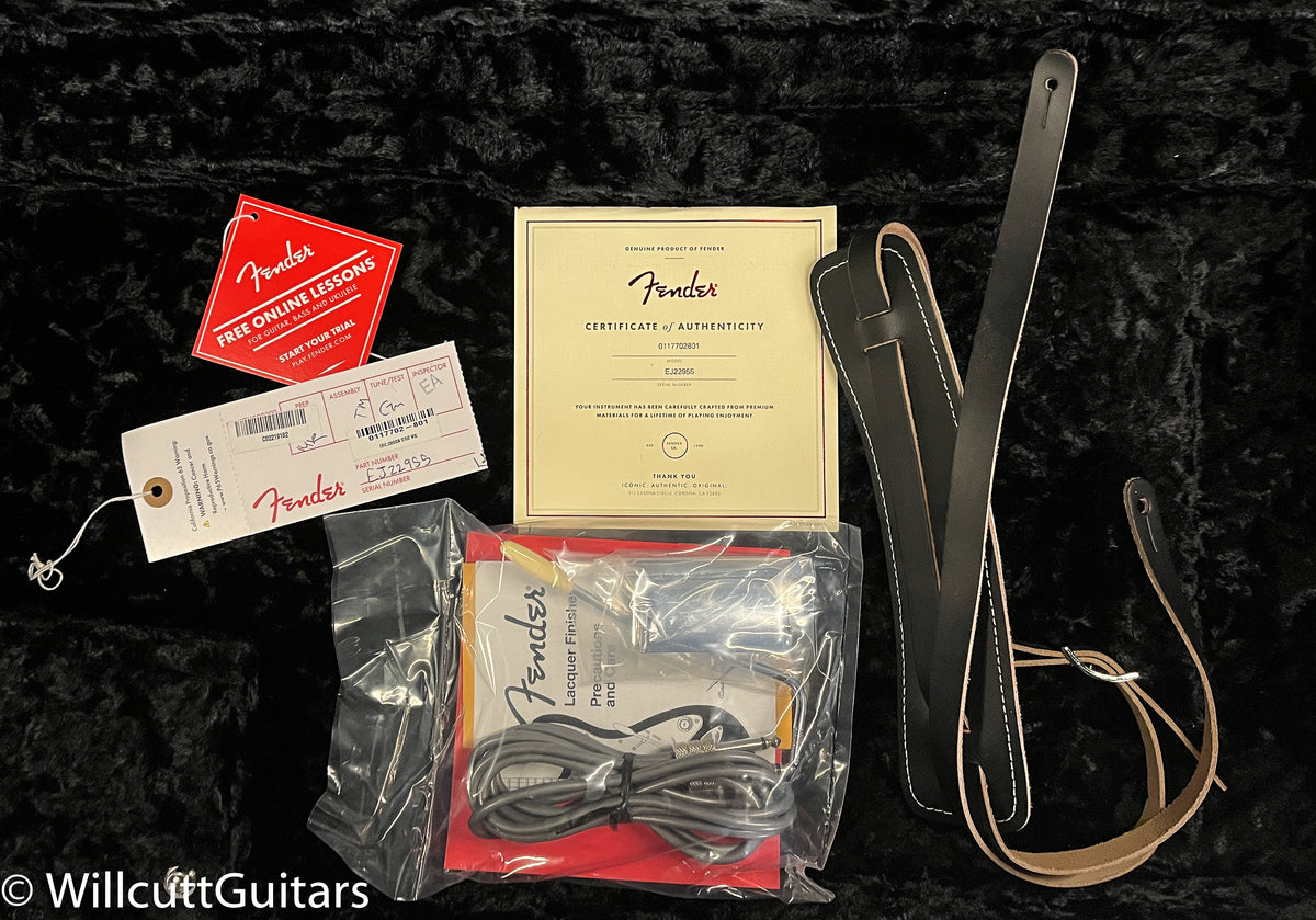 Fender Eric Johnson Stratocaster, Maple Fingerboard, White Blonde (955)