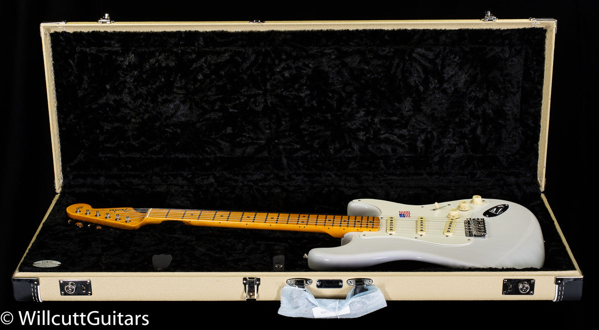 Fender Eric Johnson Stratocaster, Maple Fingerboard, White Blonde (955)