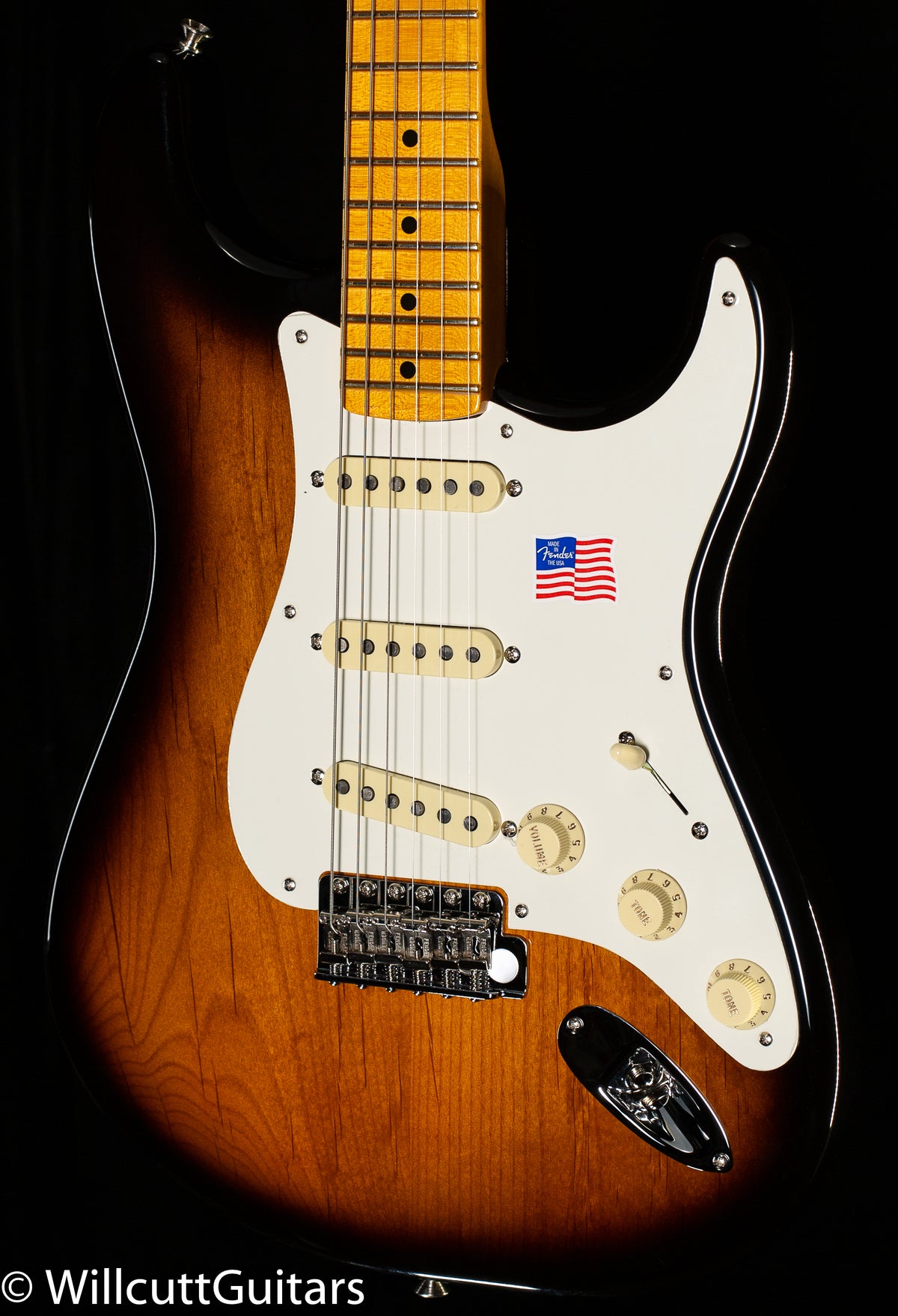 Fender Eric Johnson Stratocaster Maple Fingerboard 2-Color Sunburst (563)