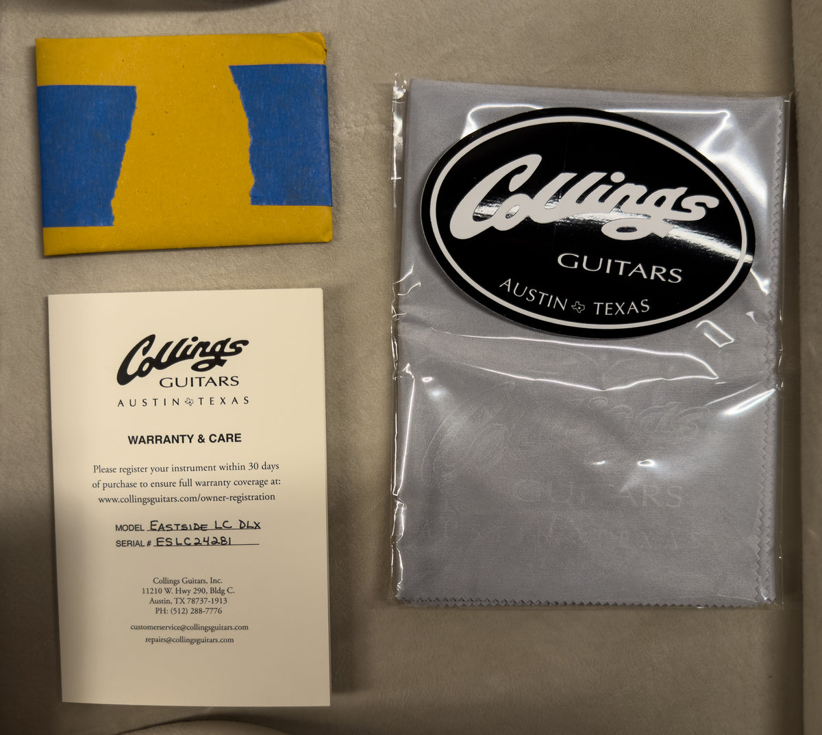 Collings Eastside LC Deluxe Tobacco Sunburst (281)