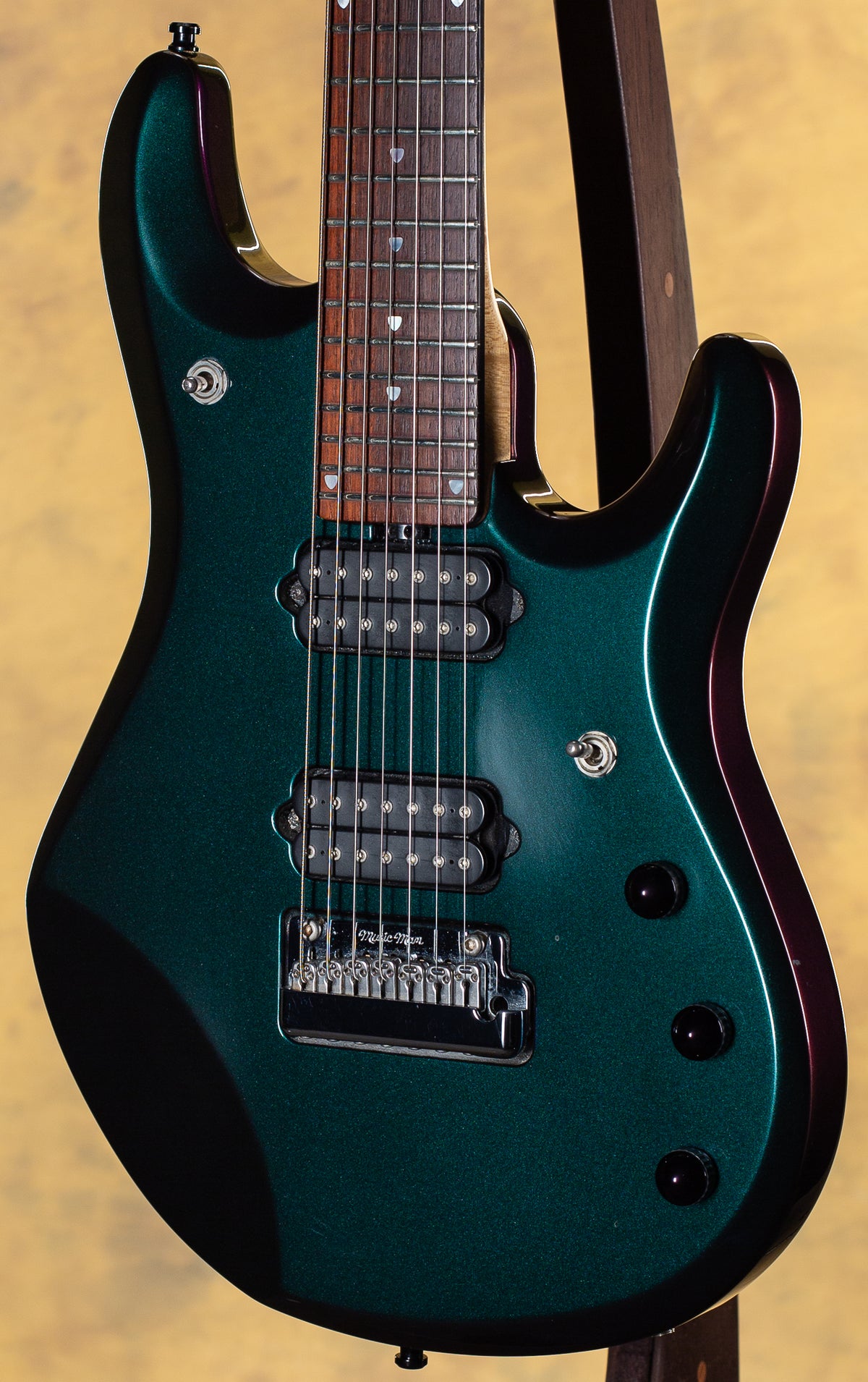 2002 Ernie Ball Music Man Petrucci 7 String Piezo Mystic Dream