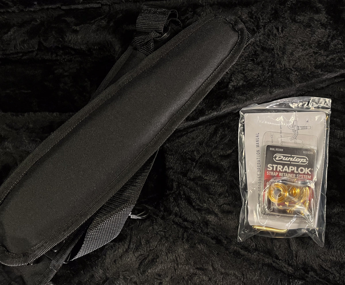 Jackson MJ Series Rhoads RR24MG Ebony Fingerboard White with Black Pinstripes (159)