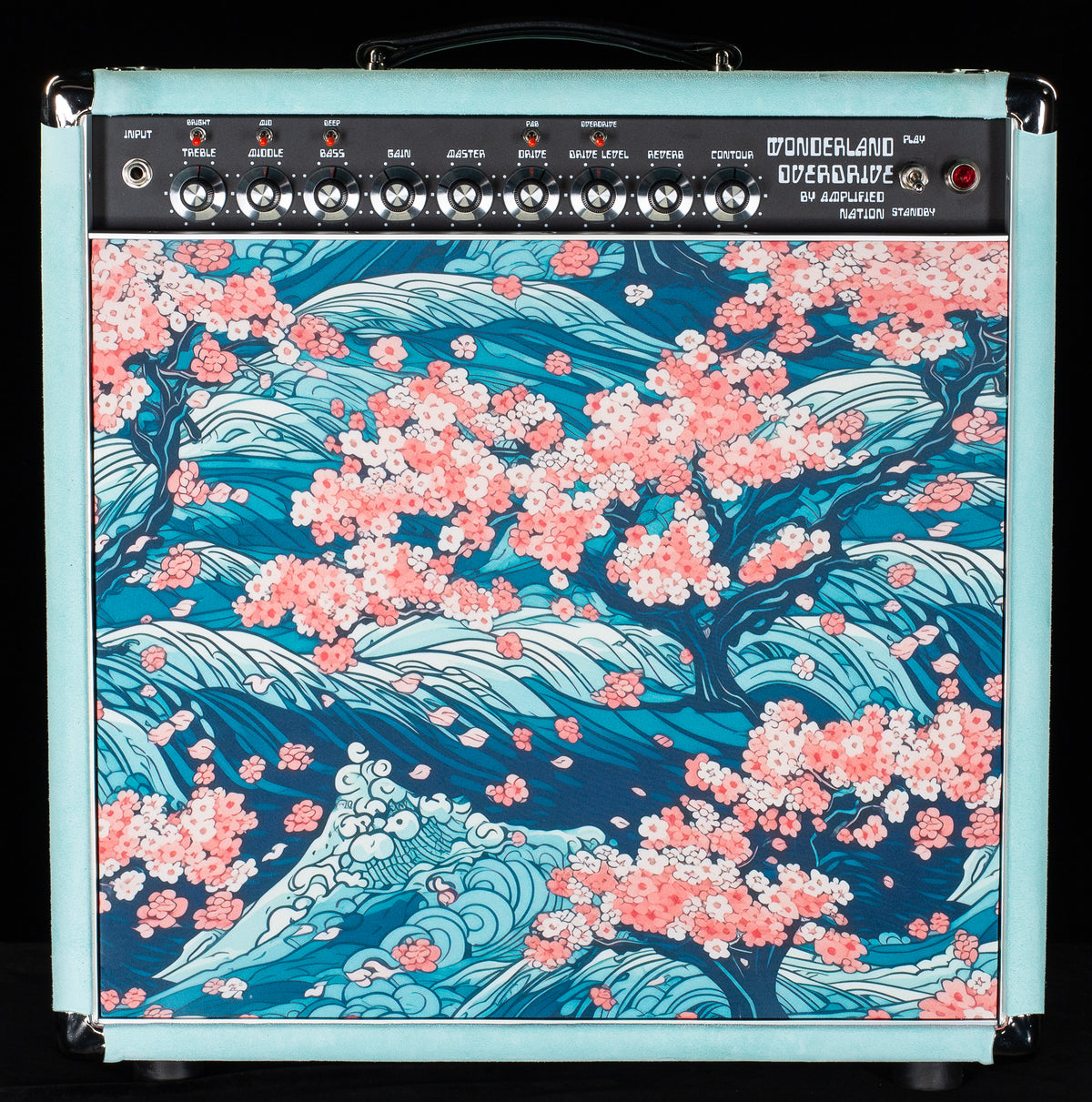 Amplified Nation Wonderland Overdrive 50w 1x12 Combo Mint Suede - Japanese Waves (542)