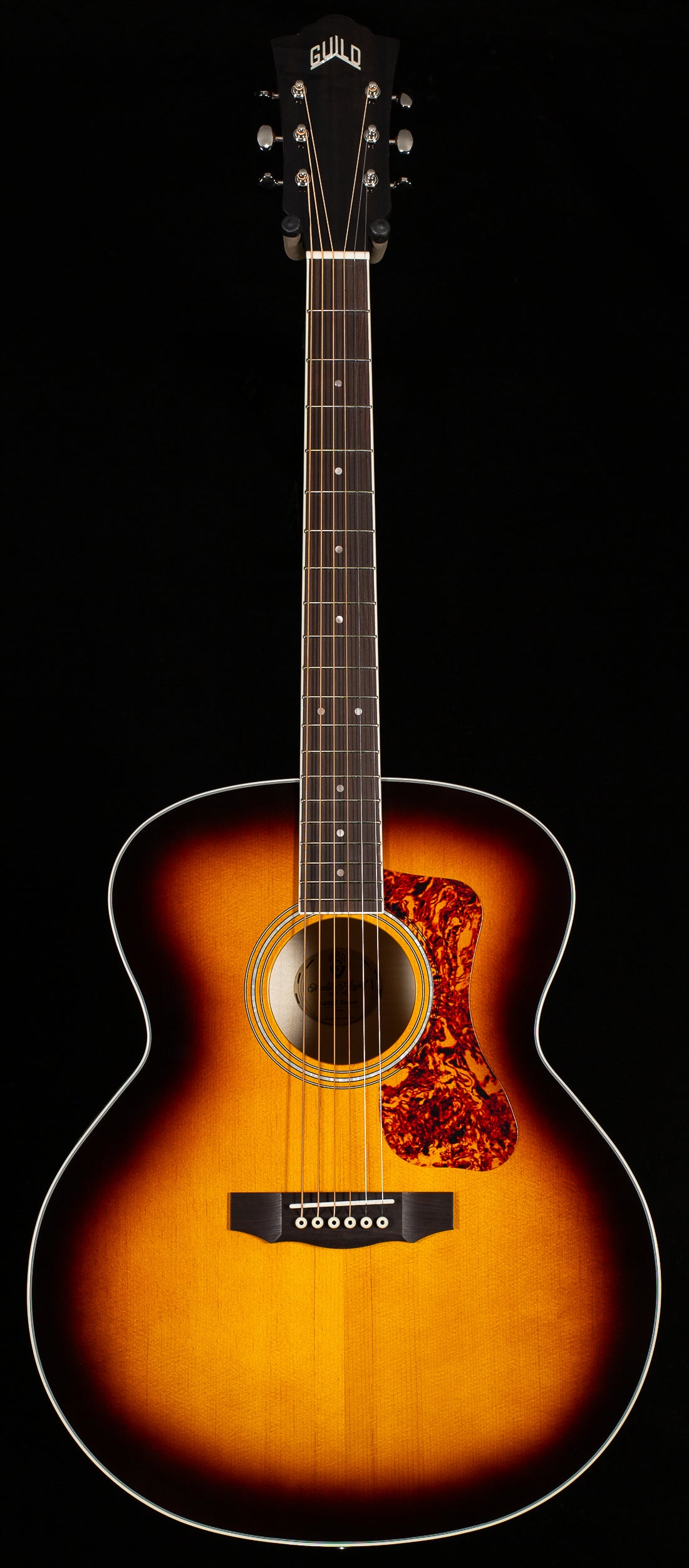 Guild F-250E Deluxe Archback Antique Burst (875) - Willcutt Guitars