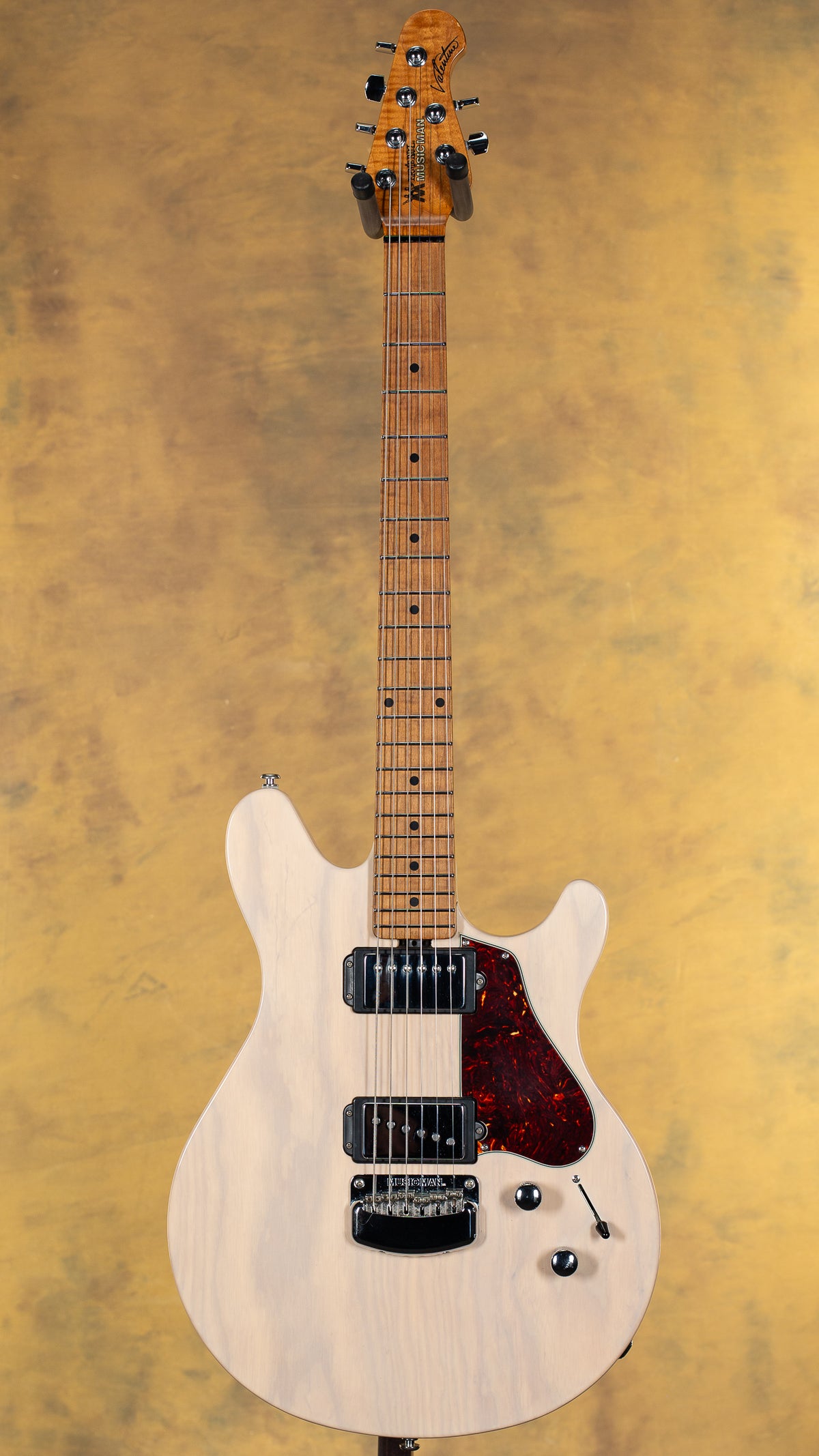 2016 Ernie Ball Music Man Valentine Trans Buttermilk