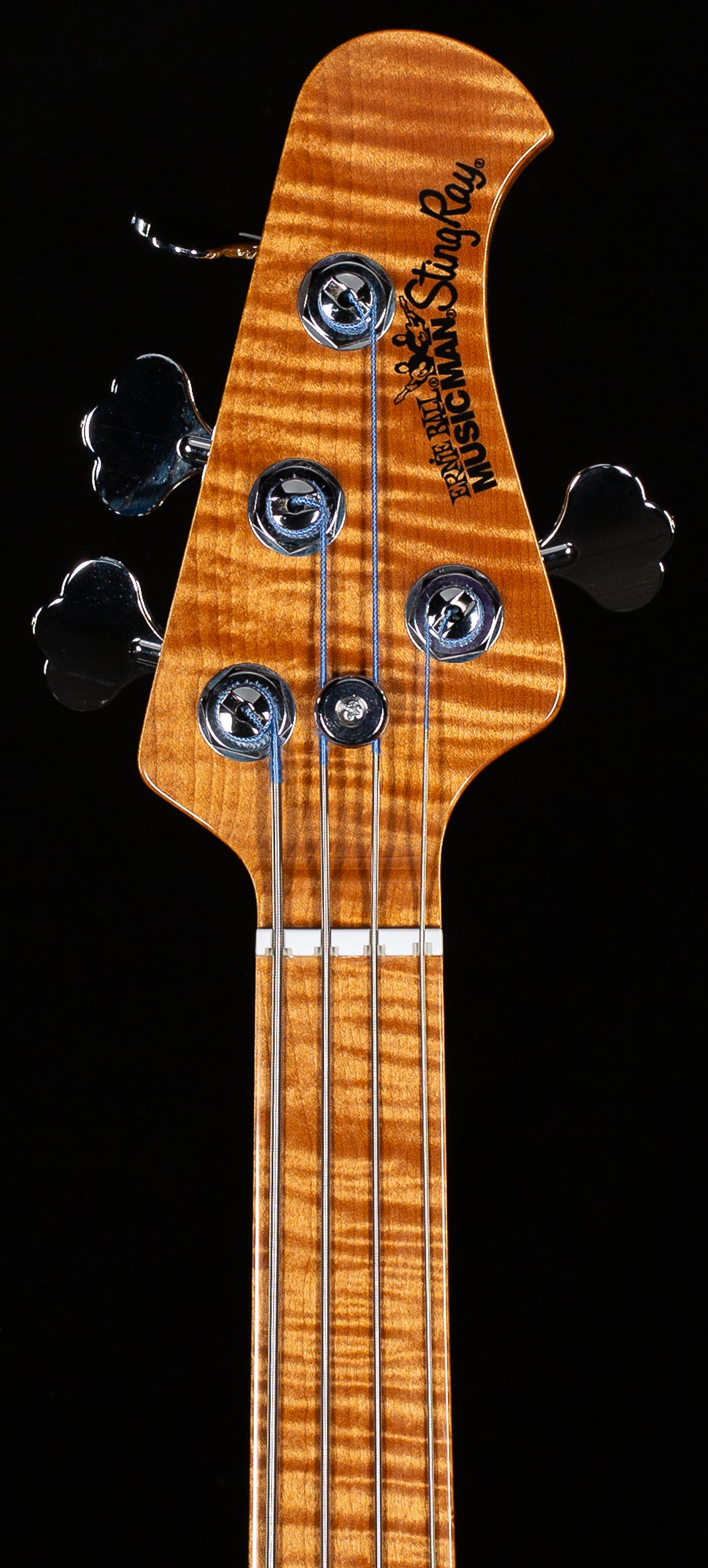 Ernie Ball Music Man BFR StingRay Fretless Figured Roasted Neck Vintage Sierra Burst