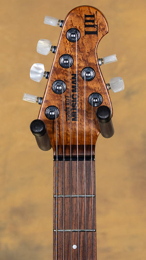 2019 Ernie Ball Music Man BFR Luke 3 HH Quilt Blueberry Burst