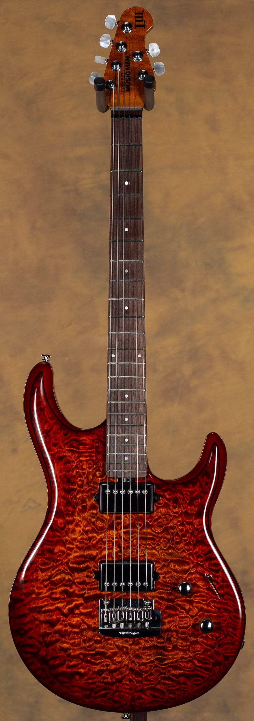 2018 Ernie Ball Music Man BFR Luke III HH Hazel Burst Quilt