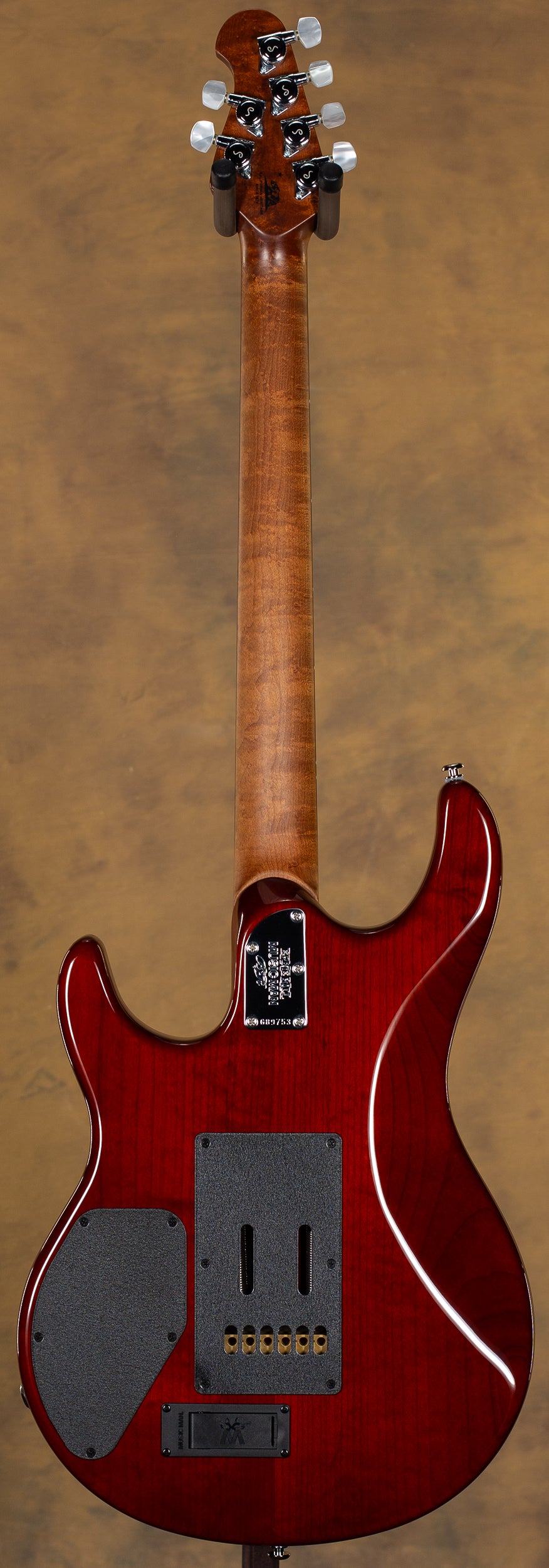 2018 Ernie Ball Music Man BFR Luke III HH Hazel Burst Quilt