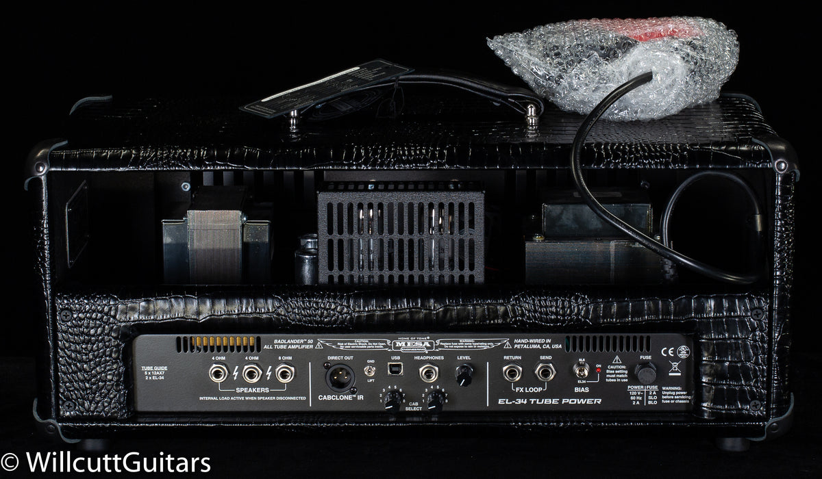 Mesa Boogie Badlander 50 Head Black Croc (183)