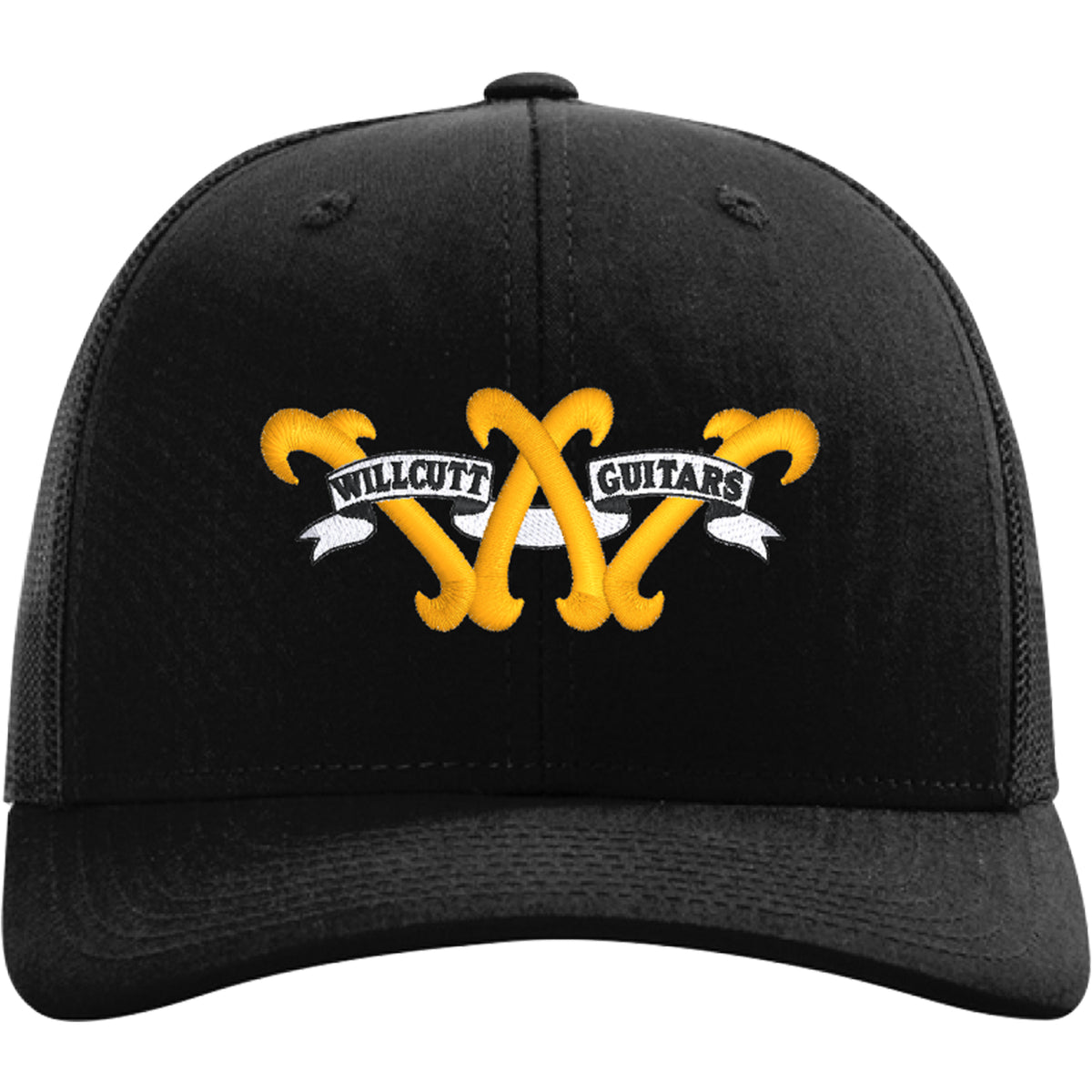 Willcutt Guitars Trucker Hat Gold Logo
