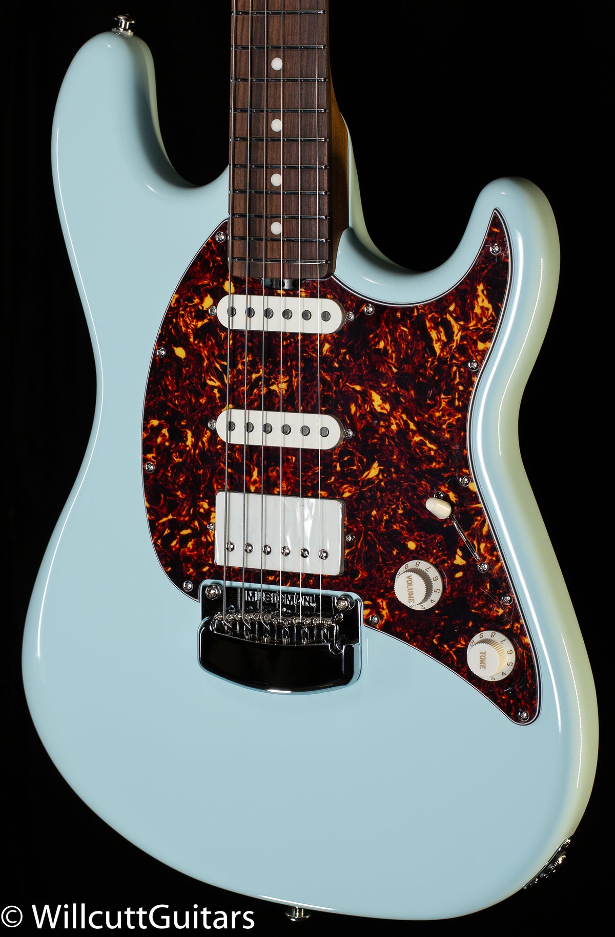 Ernie Ball Music Man Cutlass HSS Trem Powder Blue (404)