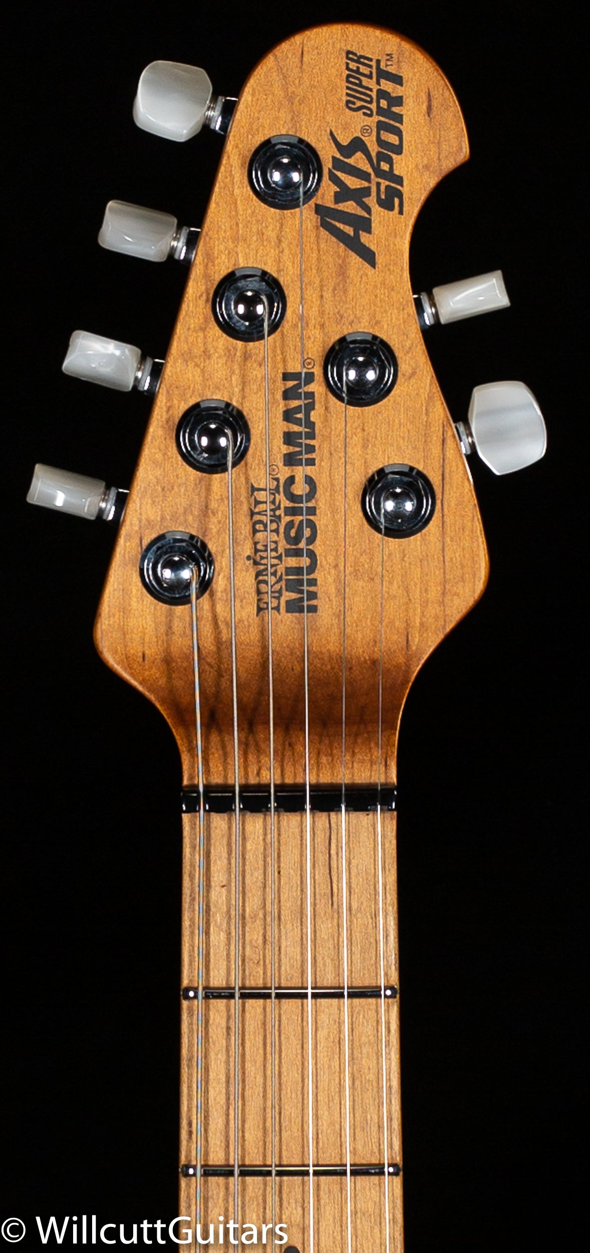 Ernie Ball Music Man Axis - Roasted Amber Quilt - Roasted