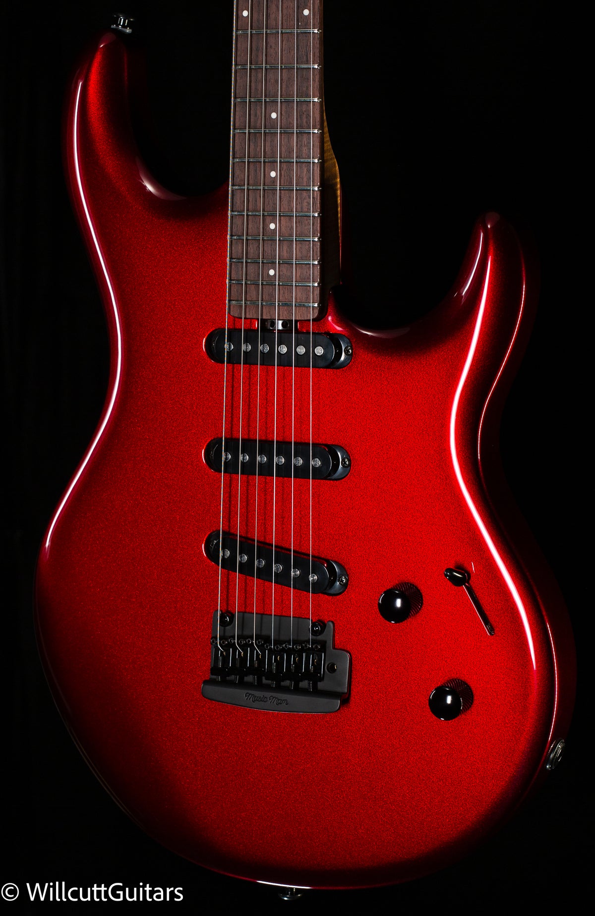 Ernie Ball Music Man Luke 4 L4 SSS Trem Scoville Red (876)