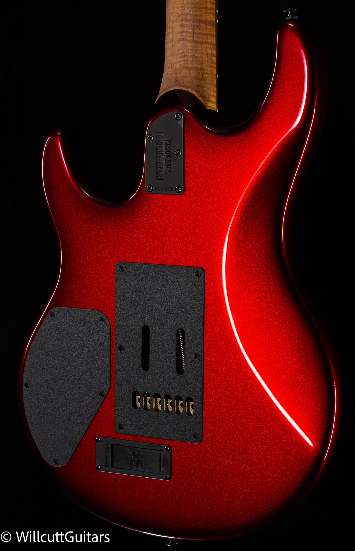 Ernie Ball Music Man Luke 4 L4 SSS Trem Scoville Red (876)