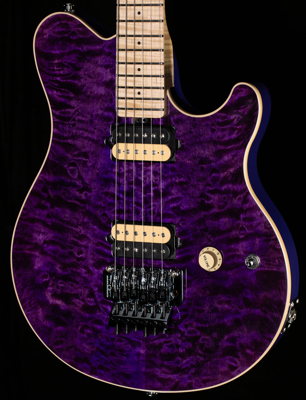 Ernie Ball Music Man Axis Nitro Ball Family Reserve Quilt Purple (046)