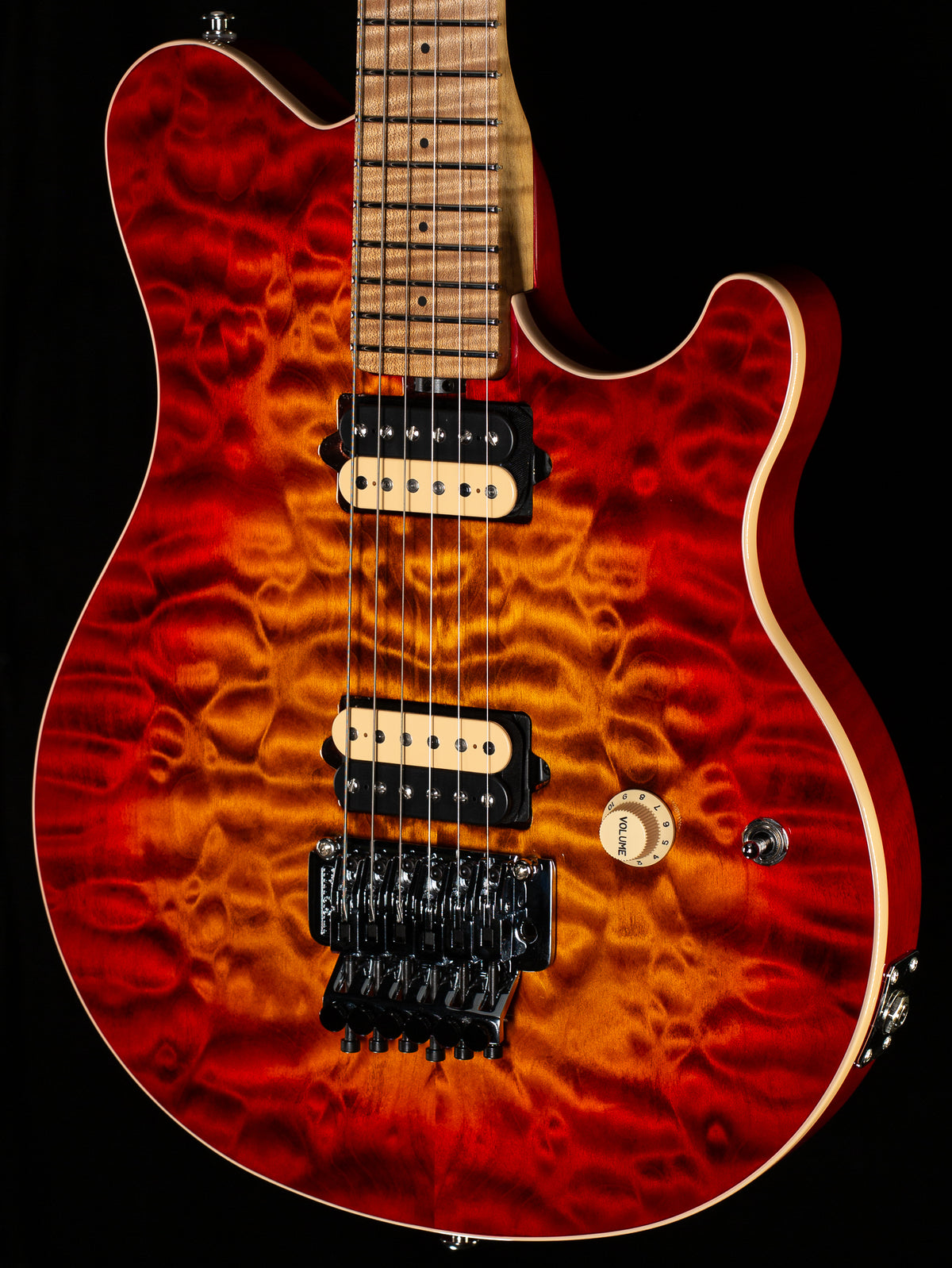 Ernie Ball Music Man Willcutt Limited Axis Lava Burst Quilt (193)