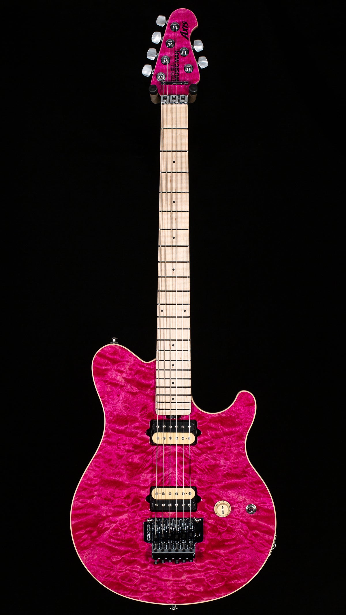 Ernie Ball Music Man Axis 30th Anniversary Trans Pink Quilt (389)