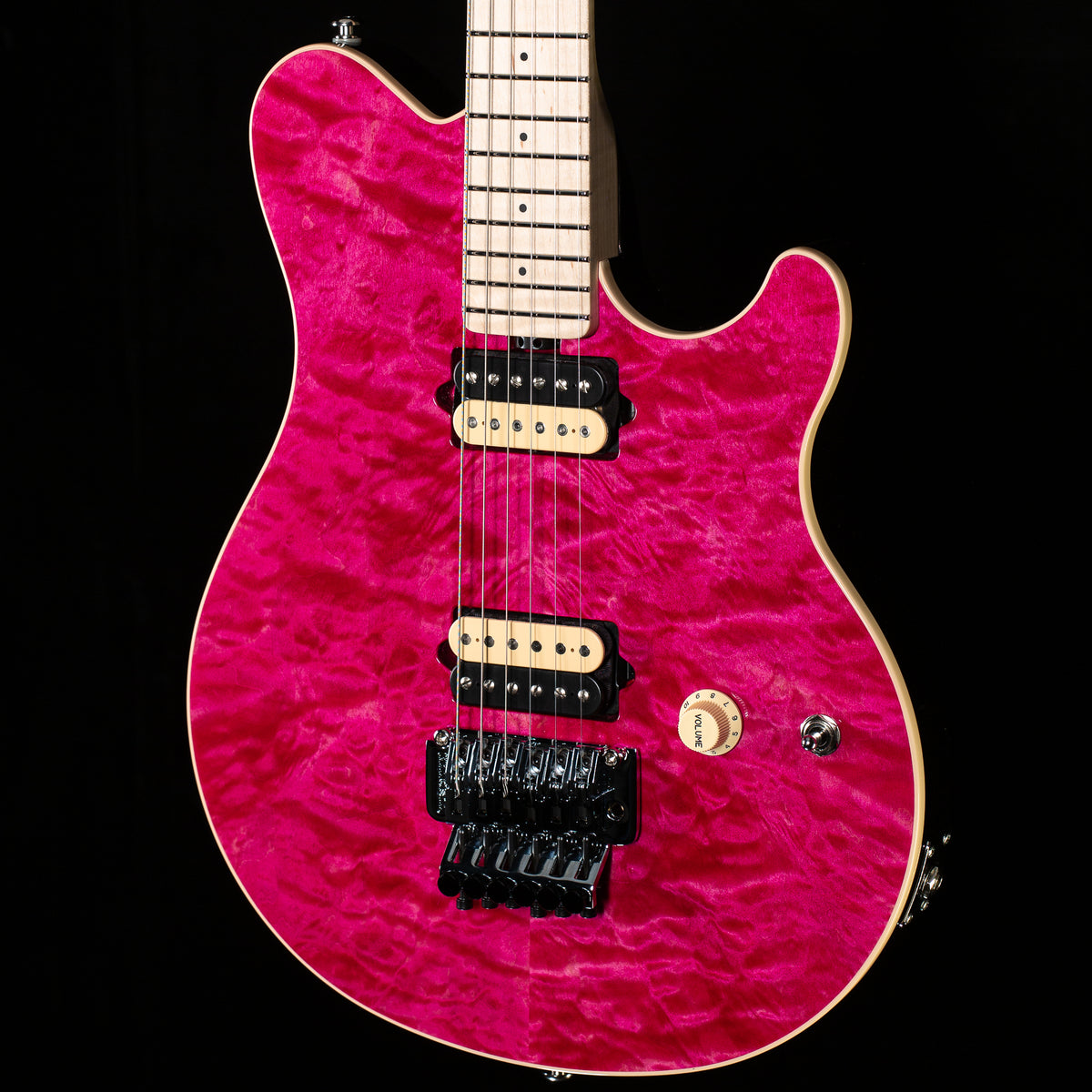 Ernie Ball Music Man Axis 30th Anniversary Trans Pink Quilt (389)