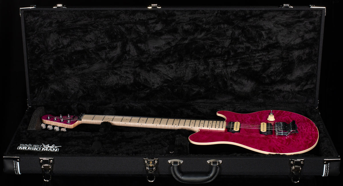 Ernie Ball Music Man Axis 30th Anniversary Trans Pink Quilt (389)