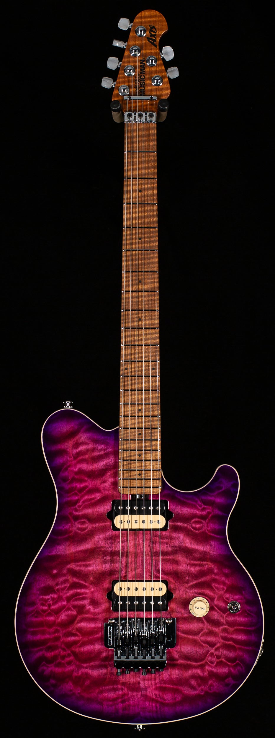 Ernie Ball Music Man Axis Ollalieberry Quilt (441)