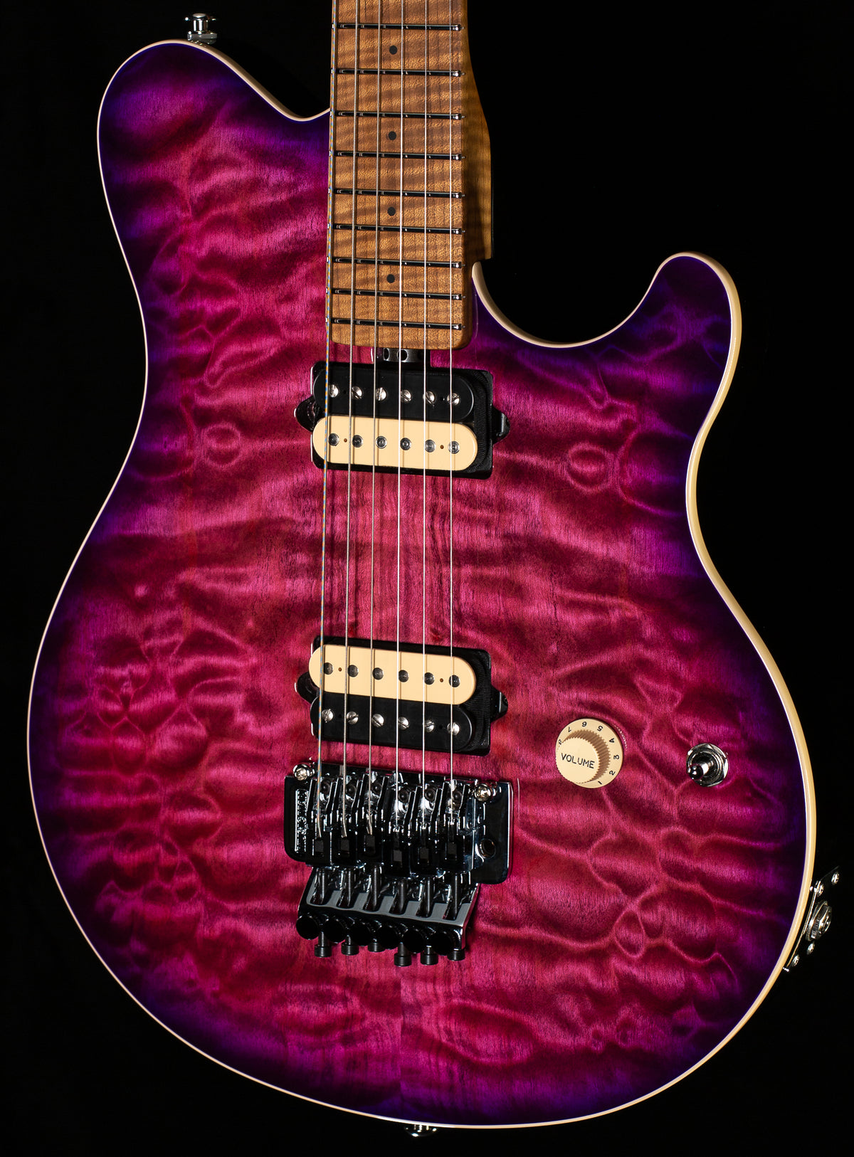 Ernie Ball Music Man Axis Ollalieberry Quilt (441)