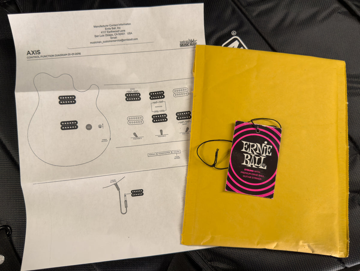 Ernie Ball Music Man Axis Ollalieberry Quilt (441)