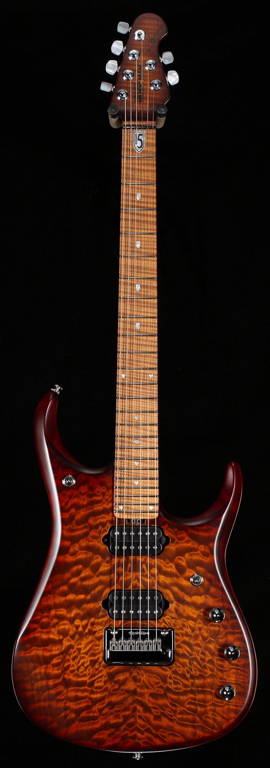 Ernie Ball Music Man JP15 Piezo Sahara Burst Quilt (642)