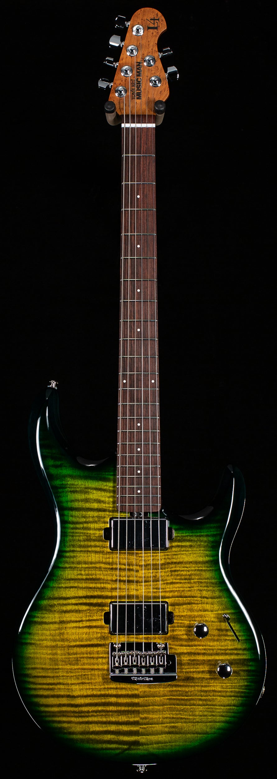 Ernie Ball Music Man Luke 4 Gator Burst Flame (752