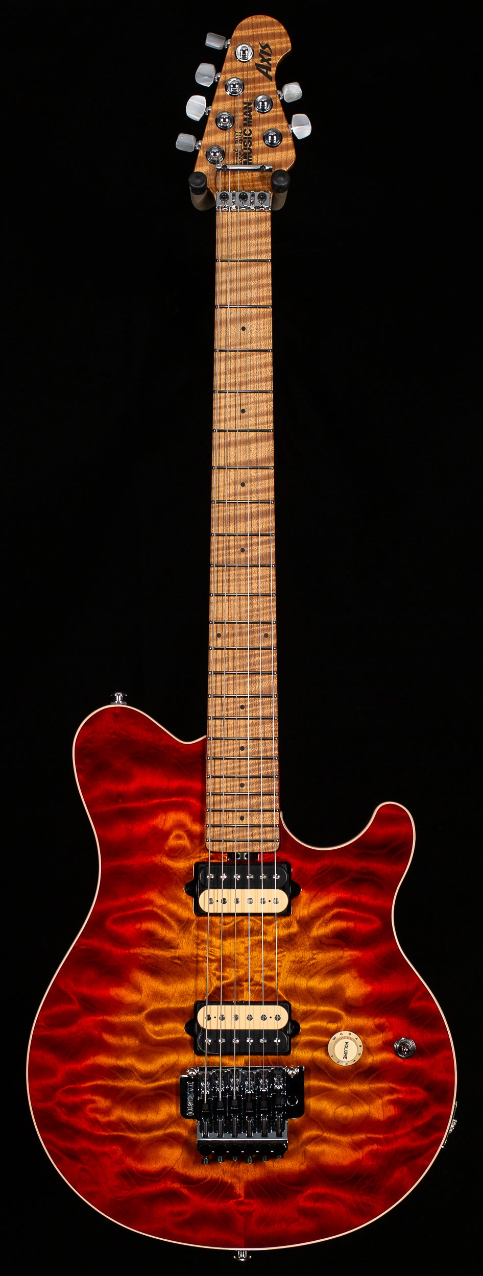 Ernie Ball Music Man Willcutt Limited Axis Lava Burst Quilt (753)