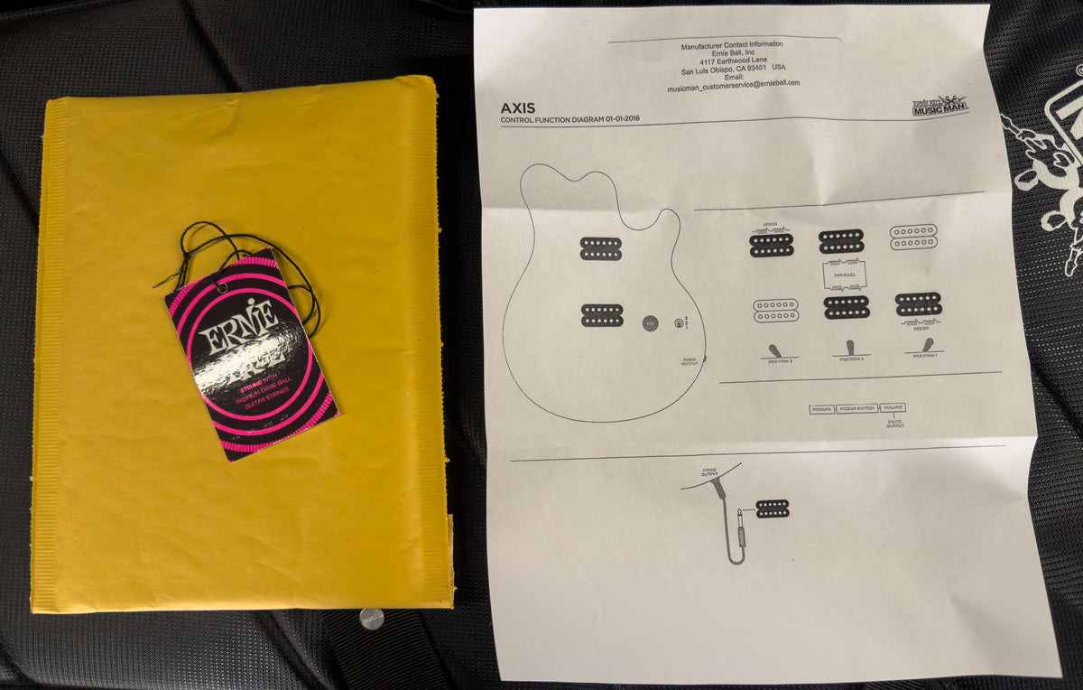 Ernie Ball Music Man Axis Honey Pot Quilt (798)