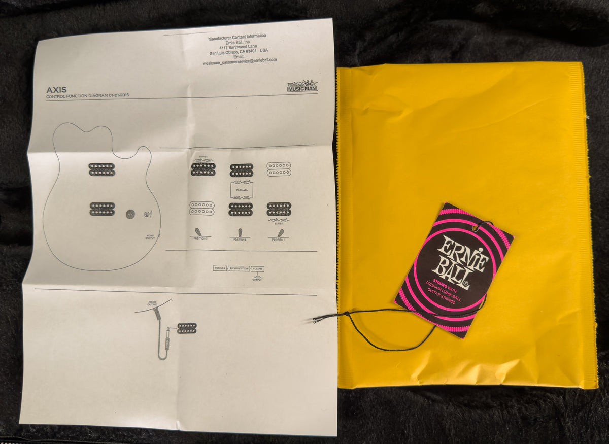 Ernie Ball Music Man Axis Matcha Flame (681)