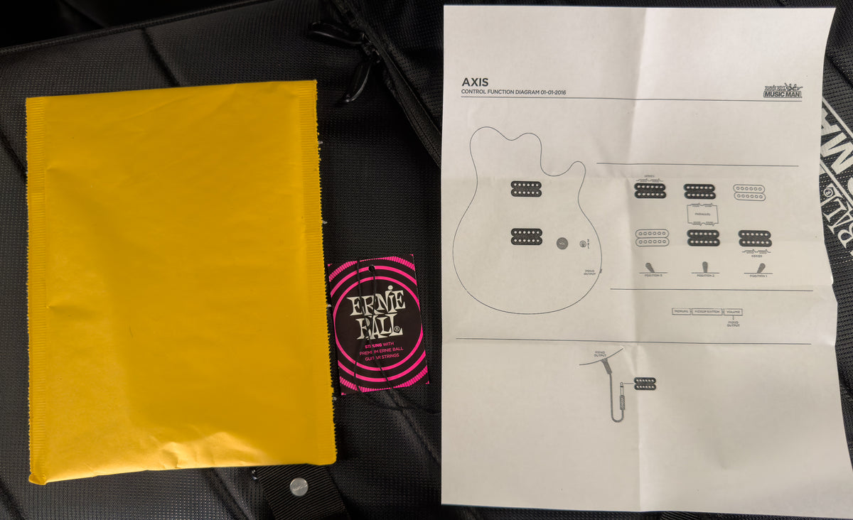 Ernie Ball Music Man Axis Matcha Quilt (716)