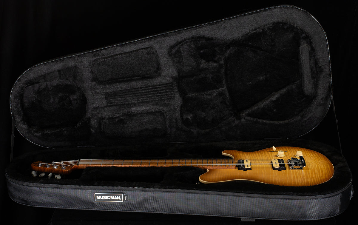 Ernie Ball Music Man Axis Super Sport HH Honey Pot Flame (064)