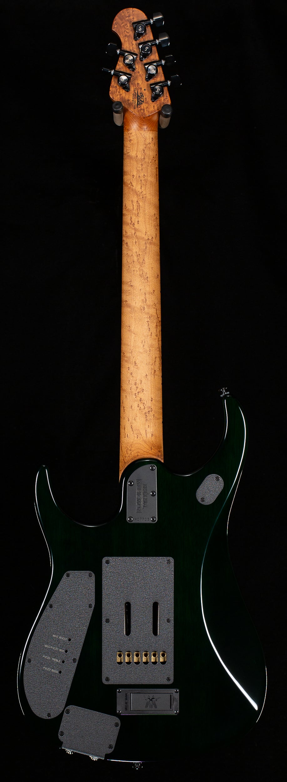 Ernie Ball Music Man JP15 Piezo Green Tiger Quilt (703)