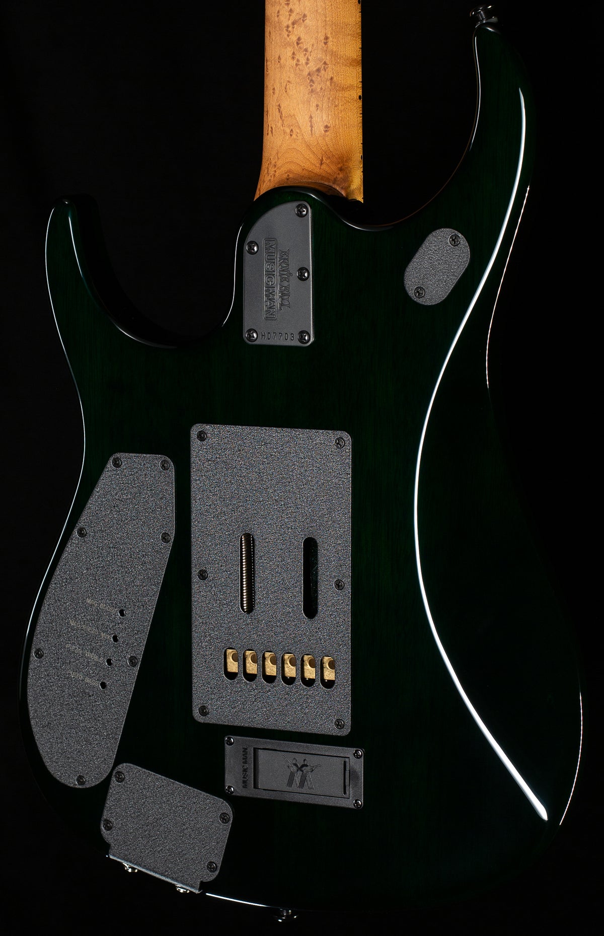 Ernie Ball Music Man JP15 Piezo Green Tiger Quilt (703)