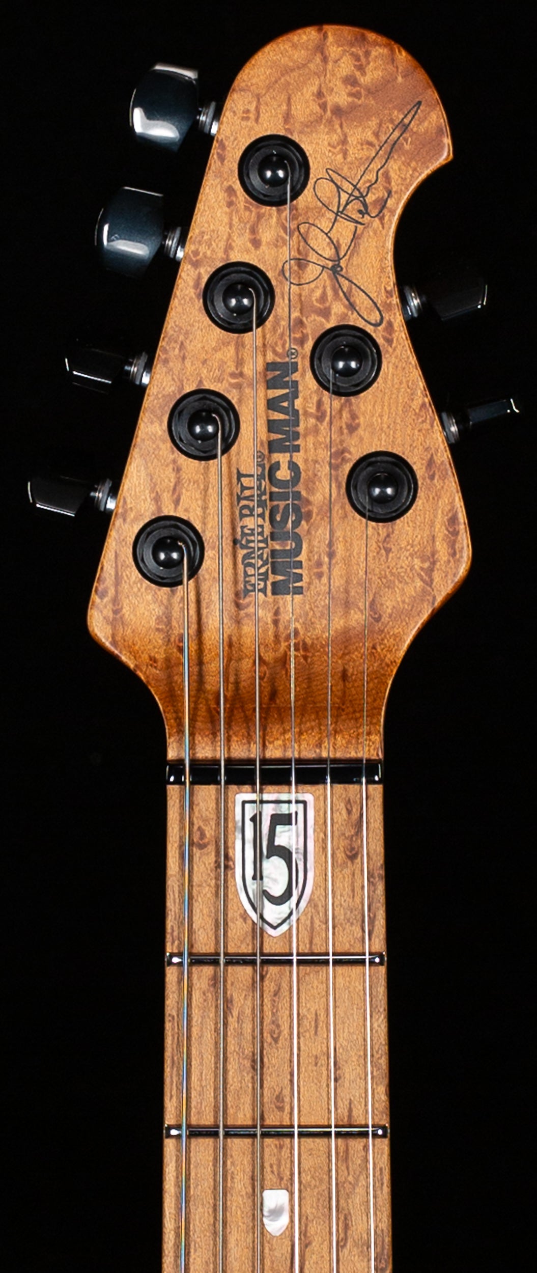 Ernie Ball Music Man JP15 Piezo Green Tiger Quilt (703)