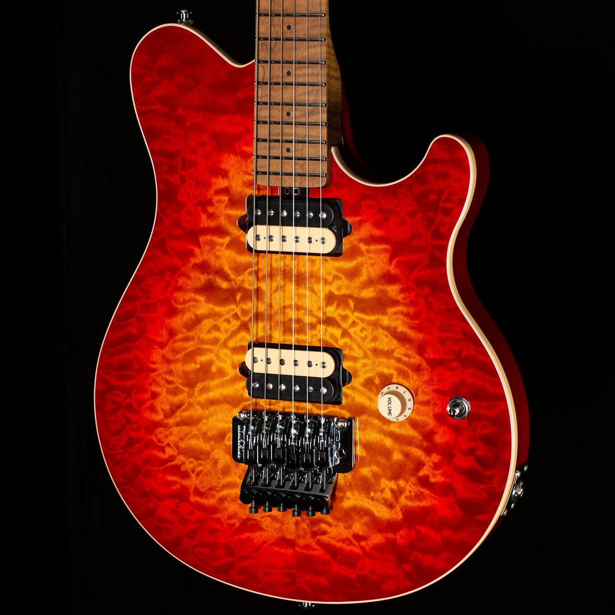 Ernie Ball Music Man Willcutt Limited Axis Lava Burst Quilt (769)